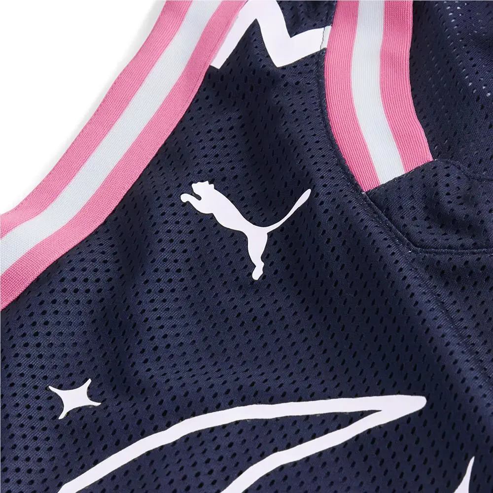 Puma clothing - PUMA  Hoops X Al Hilal Crew Neck Sleeveless Jersey - 63169701 - Blue 8