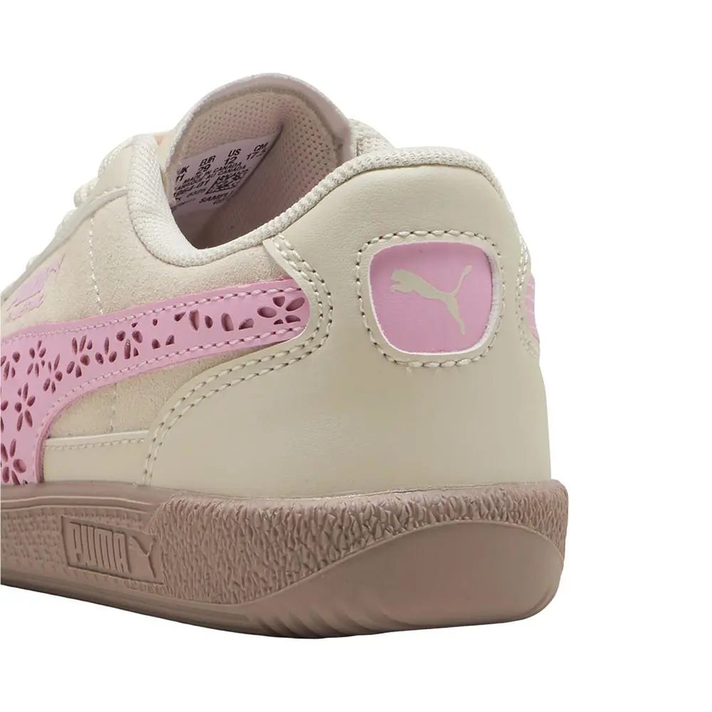 Puma shoes - PUMA Palermo Eternal Bloom Lace Up  Youth - 40496401 - White 5