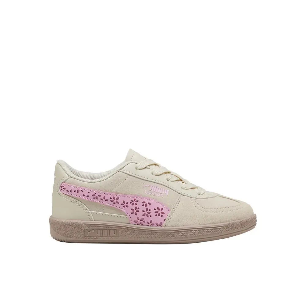 Puma shoes - PUMA Palermo Eternal Bloom Lace Up  Youth - 40496401 - White 7