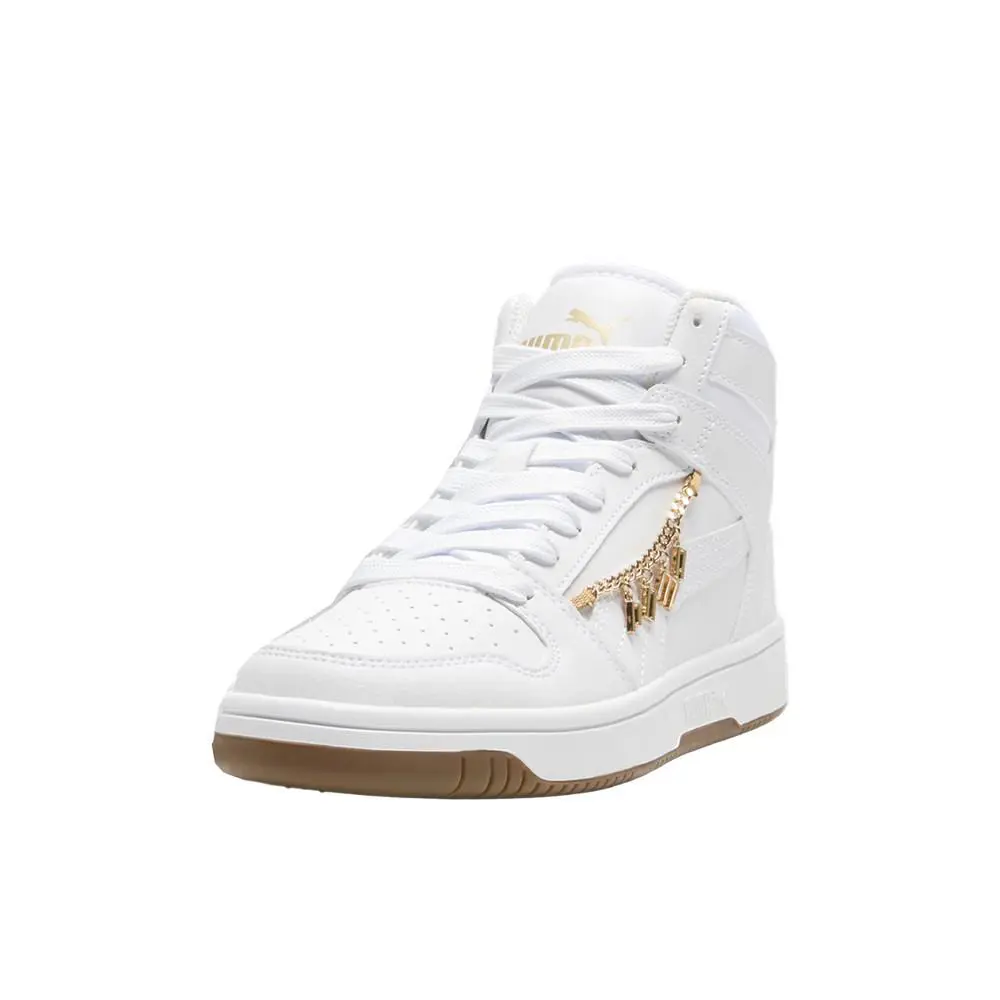 Puma shoes - PUMA Rebound Layup Sl Shine Bright High Top  Youth - 39916501 - White 6