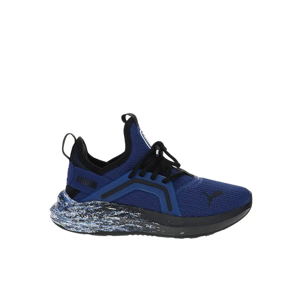 Puma Soft Enzo 5 Blizzrizz Lace Up Youth Boys Blue Sneakers Casual Shoes 405246 - Blue