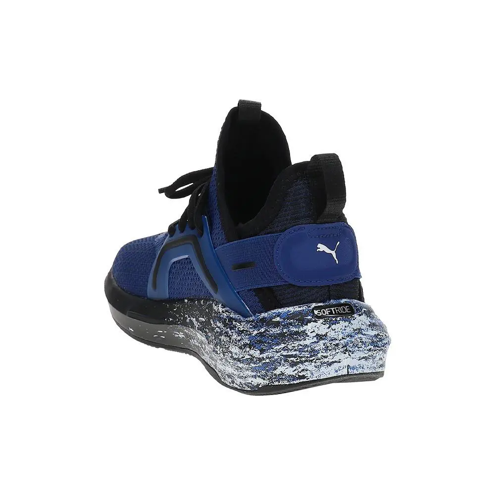 Puma shoes - PUMA Soft Enzo 5 Blizzrizz Lace Up  Youth - 40524601 - Blue 4