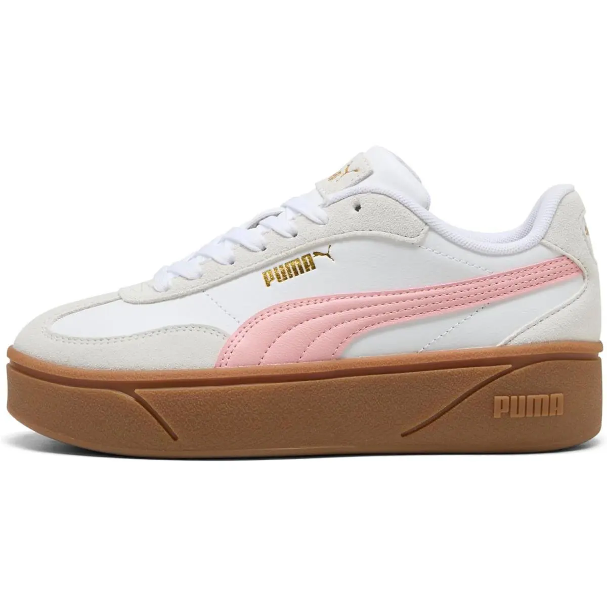 Puma Women`s Club II Era Platform Sneakers - Puma White-Rosy Outlook