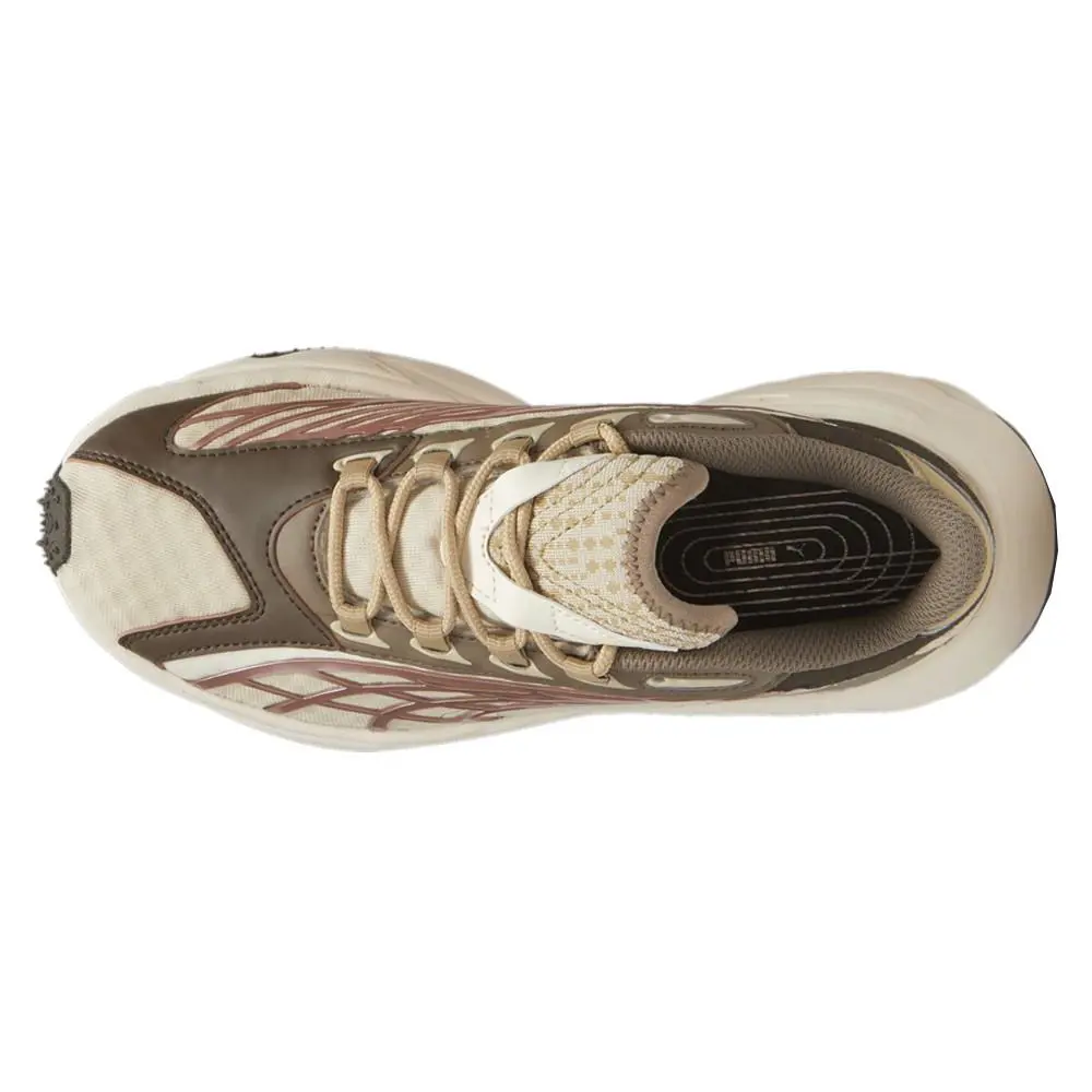 Puma shoes - PUMA Spirex Squadron Metallic Lace Up - 39775101 - Brown 2
