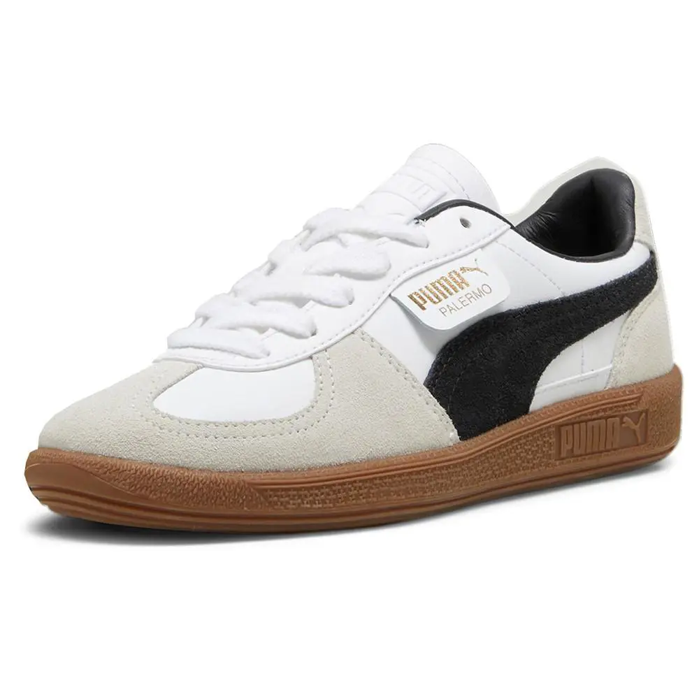 Puma shoes - PUMA Palermo Leather Lace Up  Youth - 39727501 - White 0