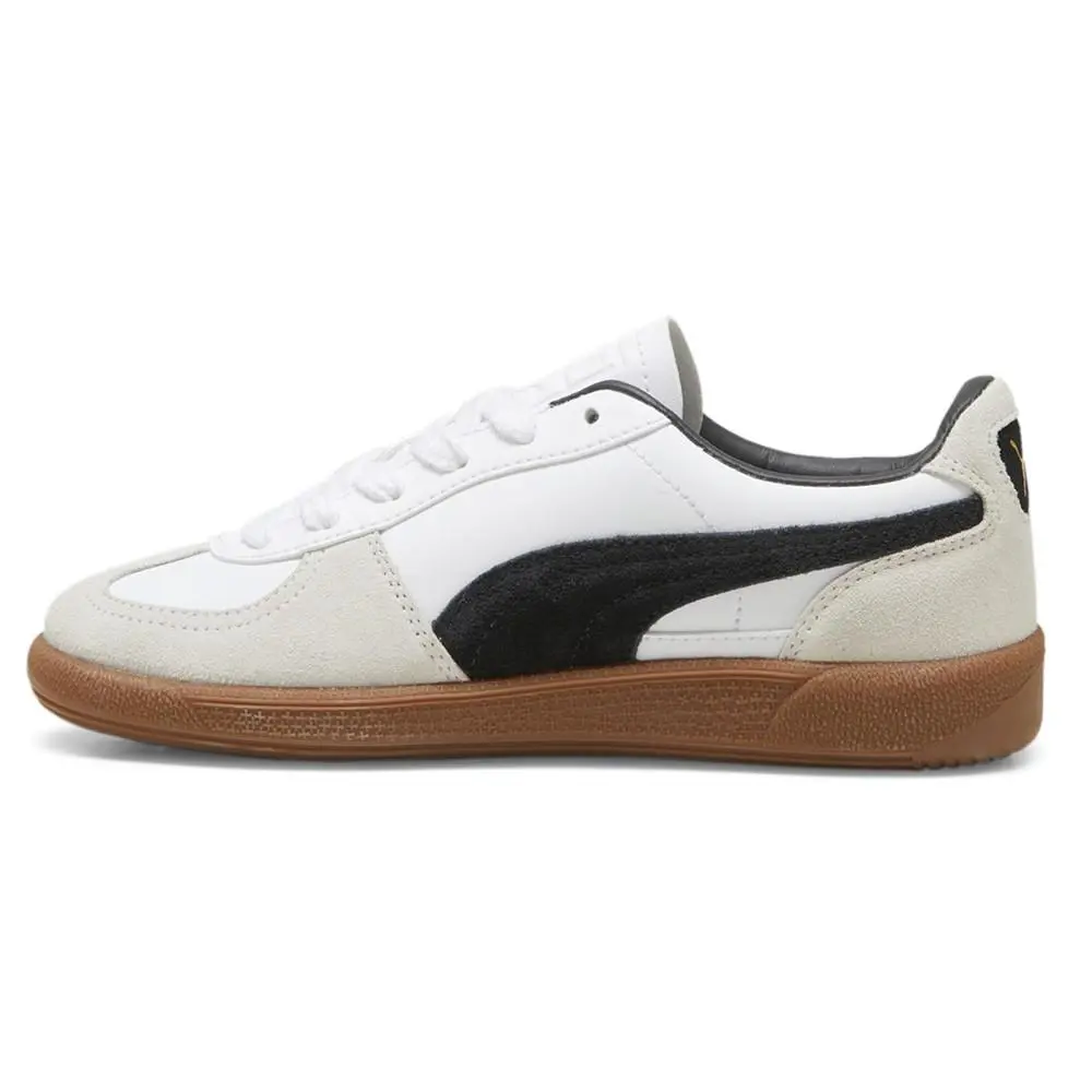 Puma shoes - PUMA Palermo Leather Lace Up  Youth - 39727501 - White 1