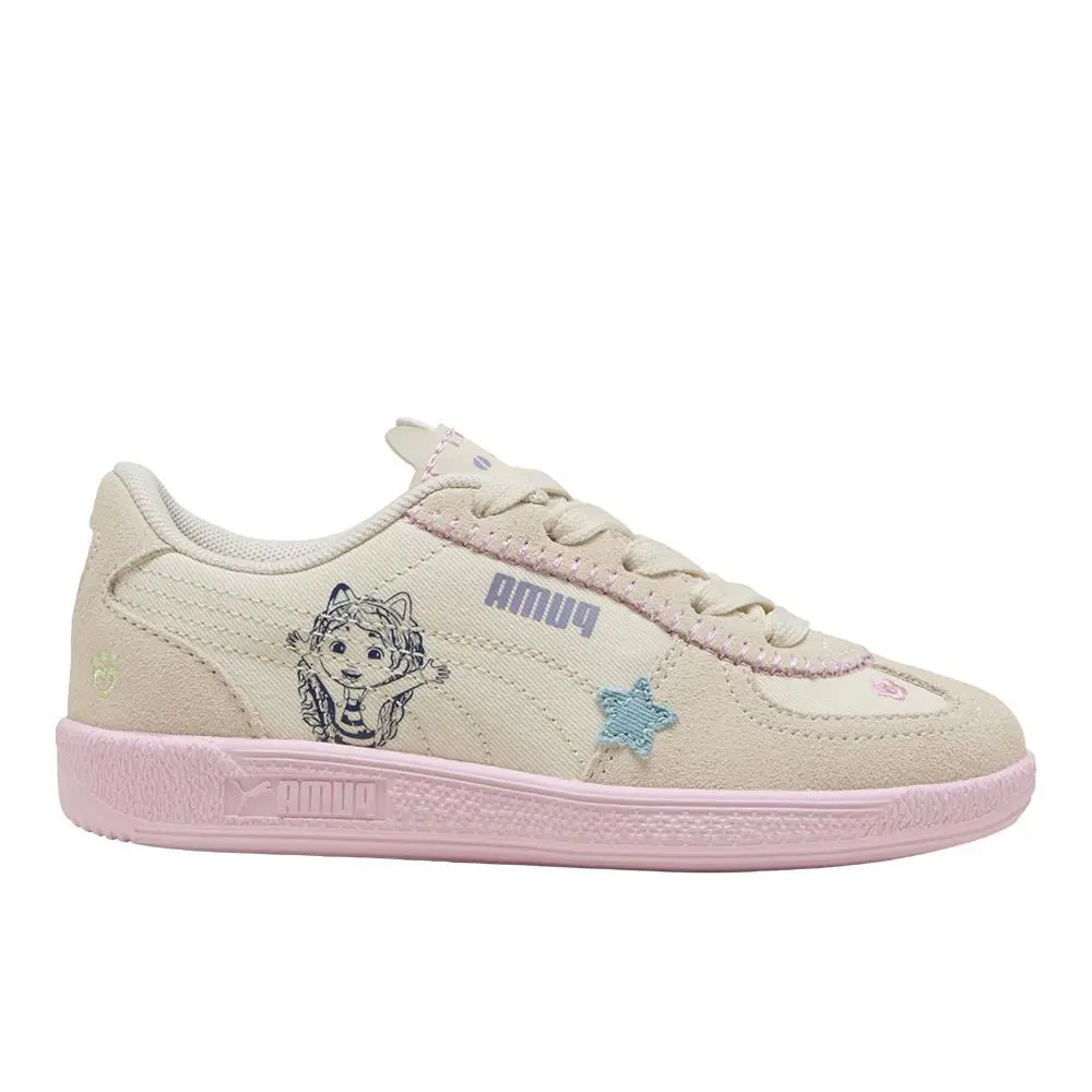 Puma X Gabbys Dollhouse Palermo Lace Up Toddler Girls Off White Sneakers Casua - Off White