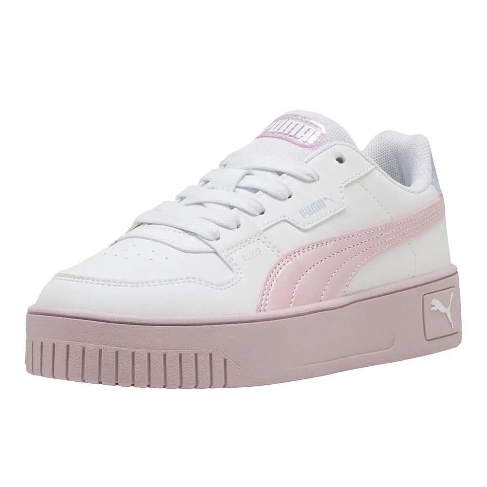 Puma shoes - PUMA Carina Street Blurry Dreams Lace Up  Youth - 40061201 - White 0