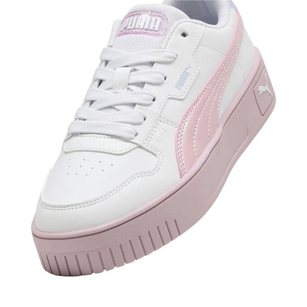 Puma shoes - PUMA Carina Street Blurry Dreams Lace Up  Youth - 40061201 - White 4