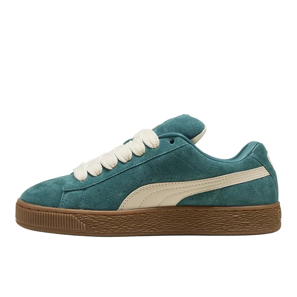 Puma shoes - PUMA Suede Xl Lace Up - 39520582 - Green 1