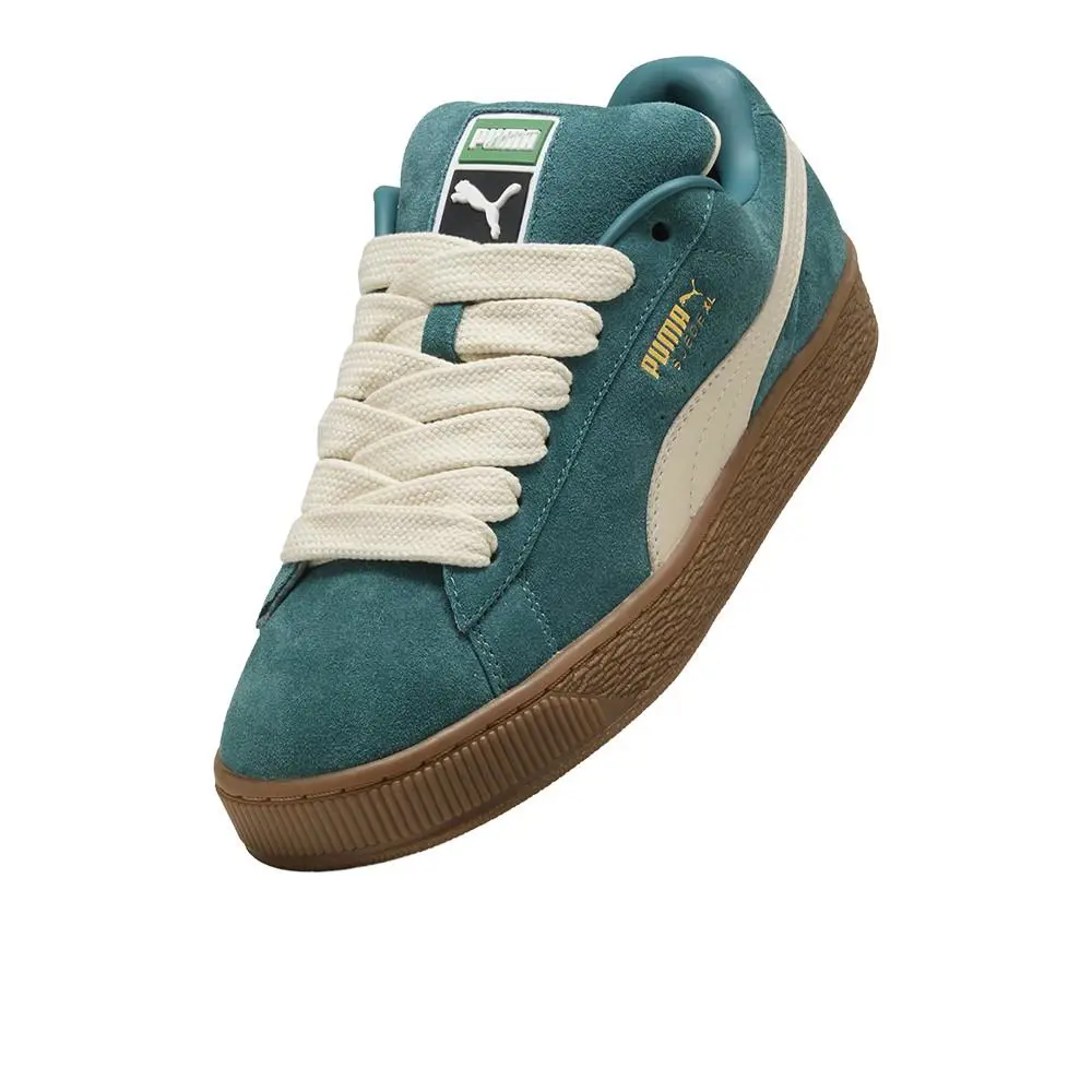 Puma shoes - PUMA Suede Xl Lace Up - 39520582 - Green 4