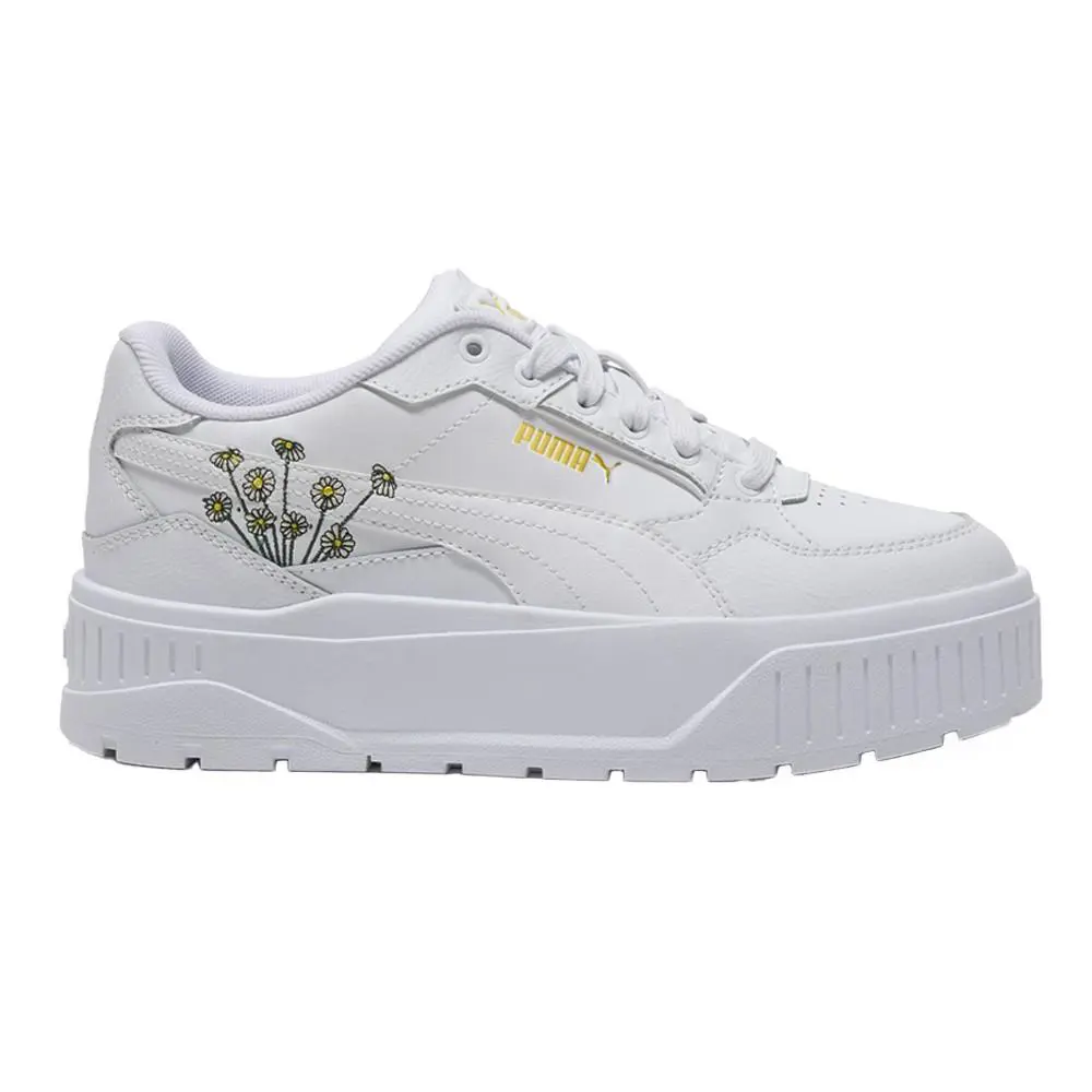 Puma shoes - PUMA Karmen Ii Idol Floral Platform - 40351801 - White 5