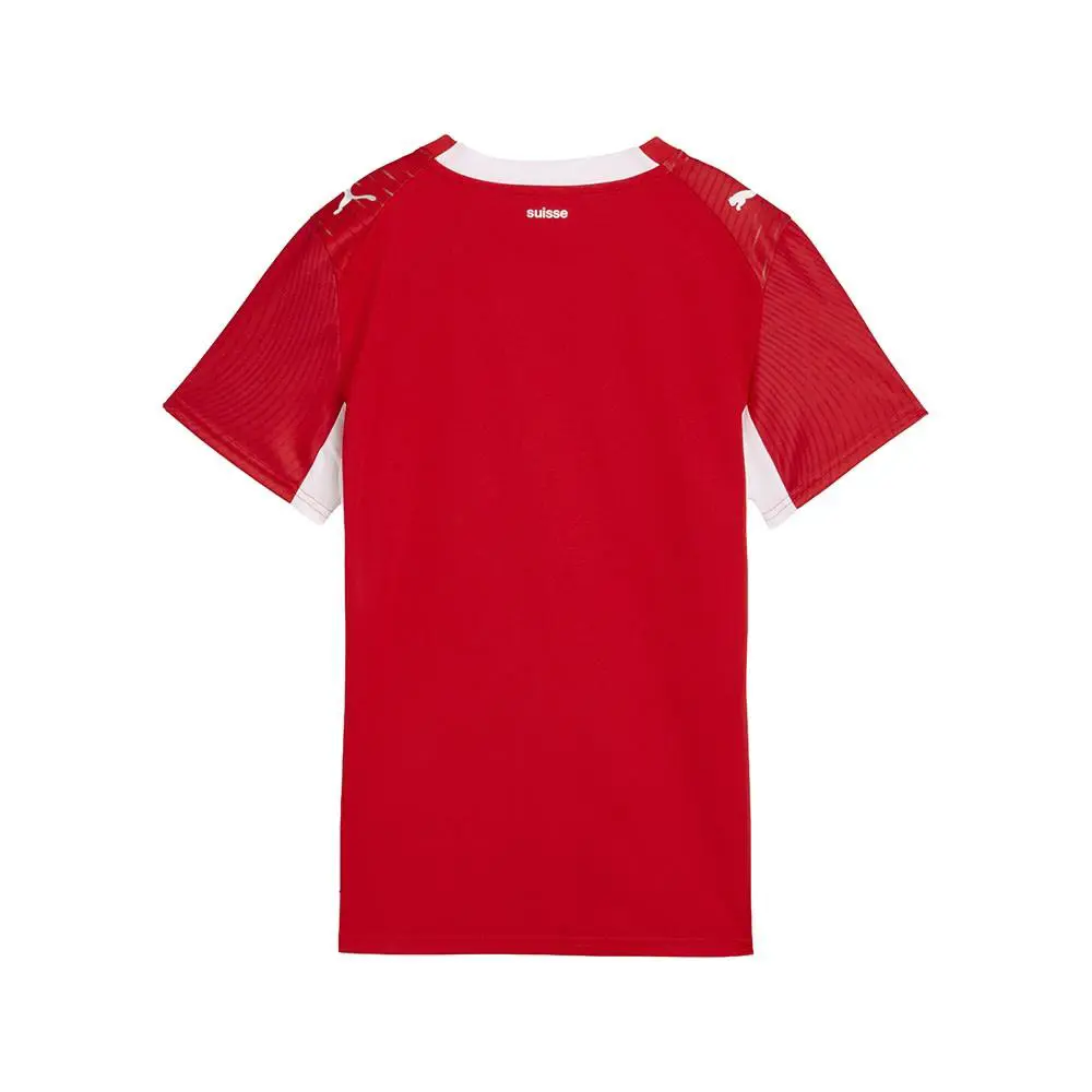 Puma clothing - PUMA Switzerland Home Crew Neck Short Sleeve Soccer Jersey - 78321901 - Red 0