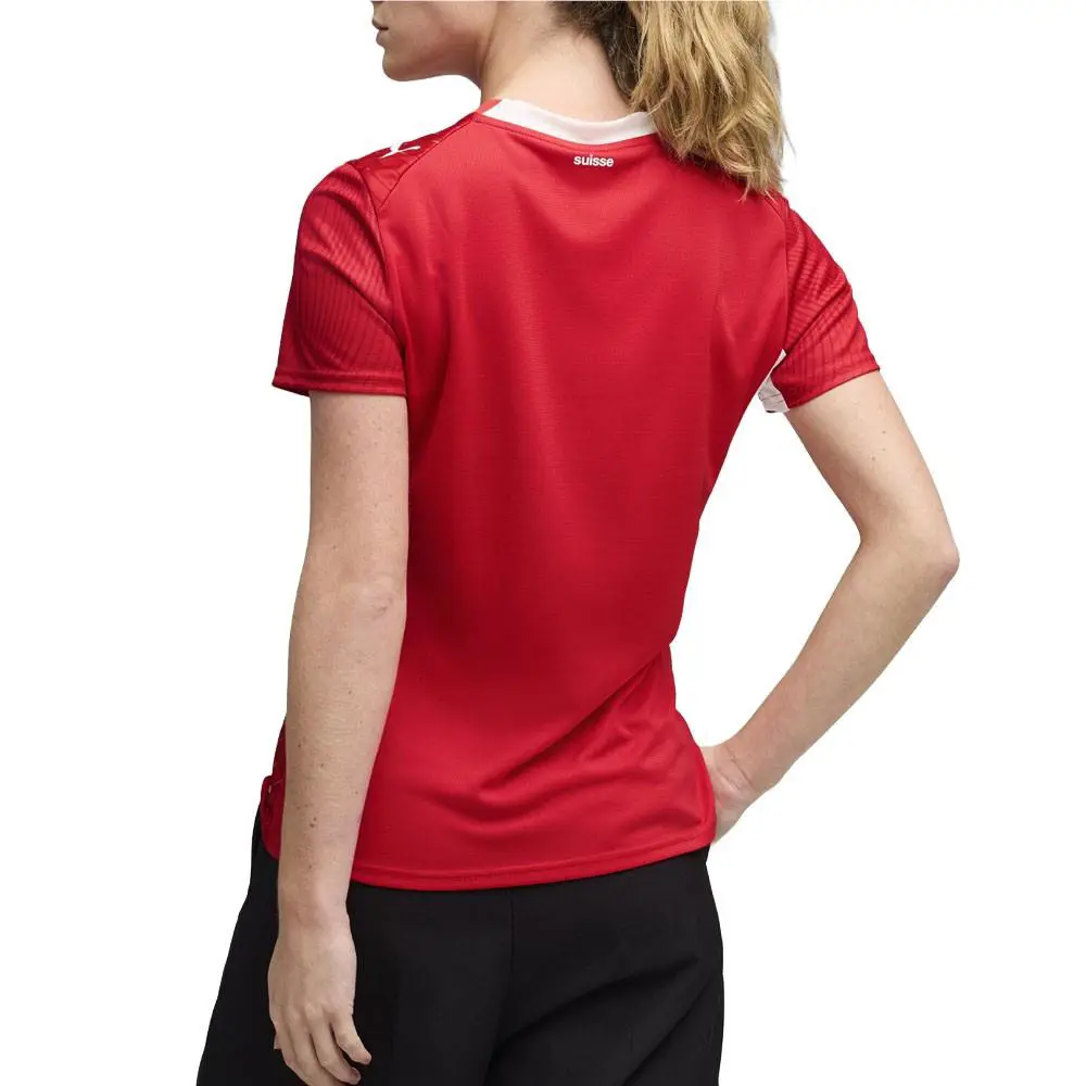 Puma clothing - PUMA Switzerland Home Crew Neck Short Sleeve Soccer Jersey - 78321901 - Red 1