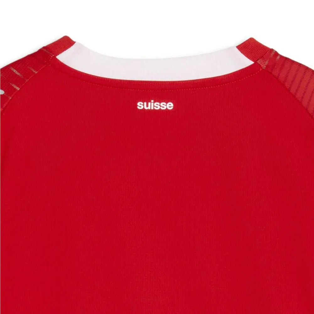 Puma clothing - PUMA Switzerland Home Crew Neck Short Sleeve Soccer Jersey - 78321901 - Red 5