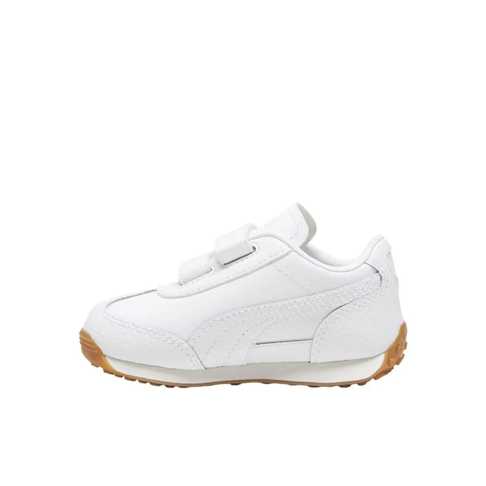 Puma shoes - PUMA Easy Rider Leather V Slip On  Toddler - 39971402 - White 1