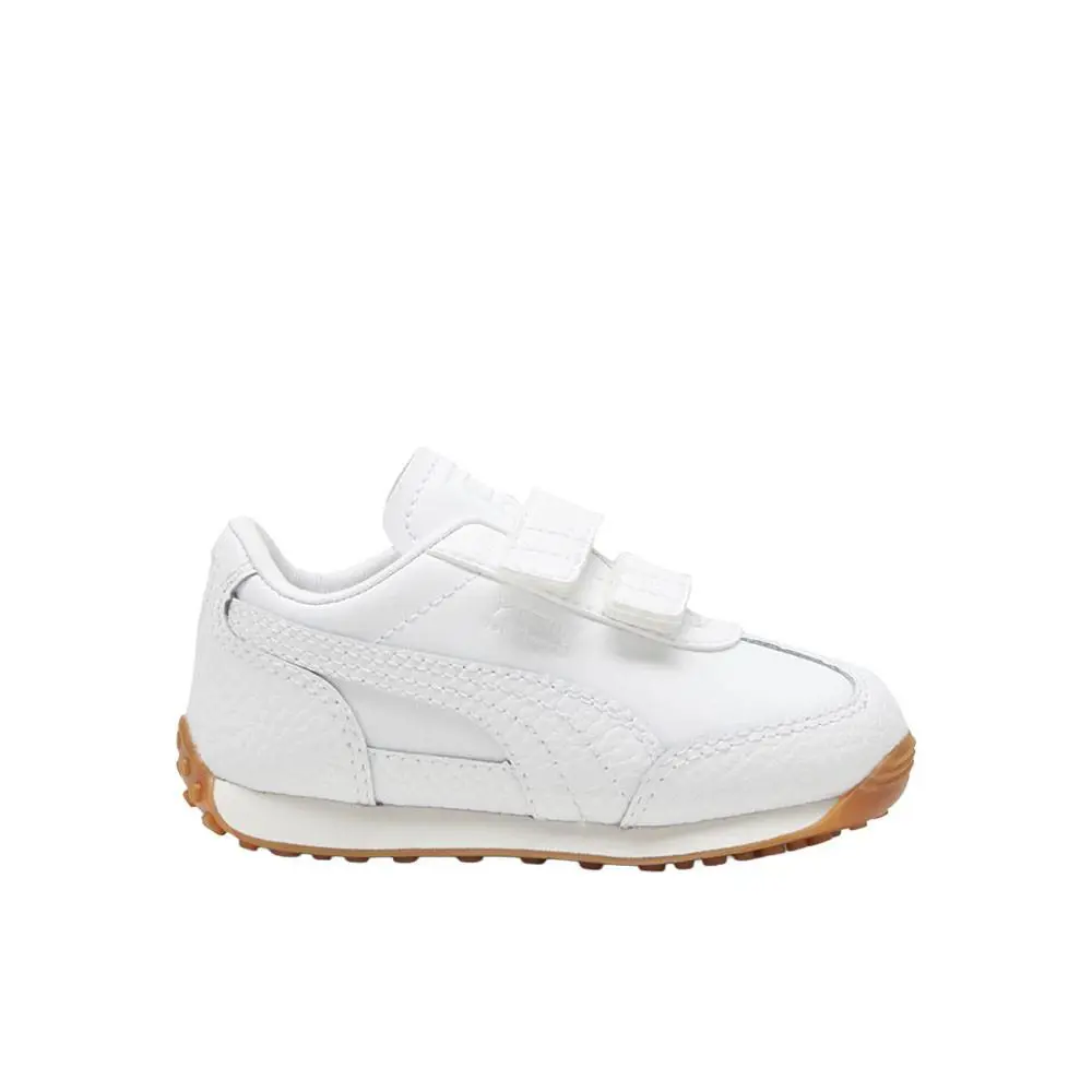 Puma shoes - PUMA Easy Rider Leather V Slip On  Toddler - 39971402 - White 5
