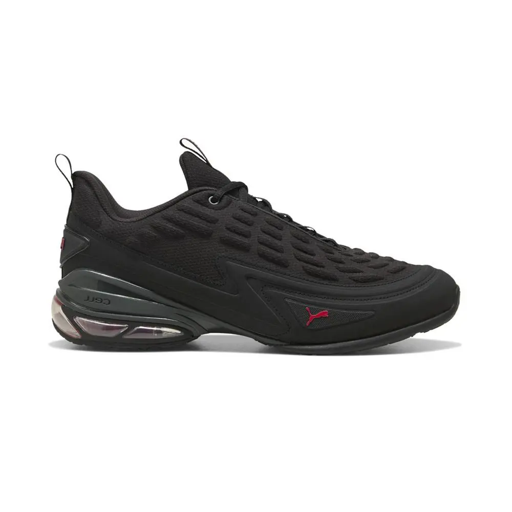 Puma Meza Lace Up Mens Black Sneakers Casual Shoes 31204408 - Black