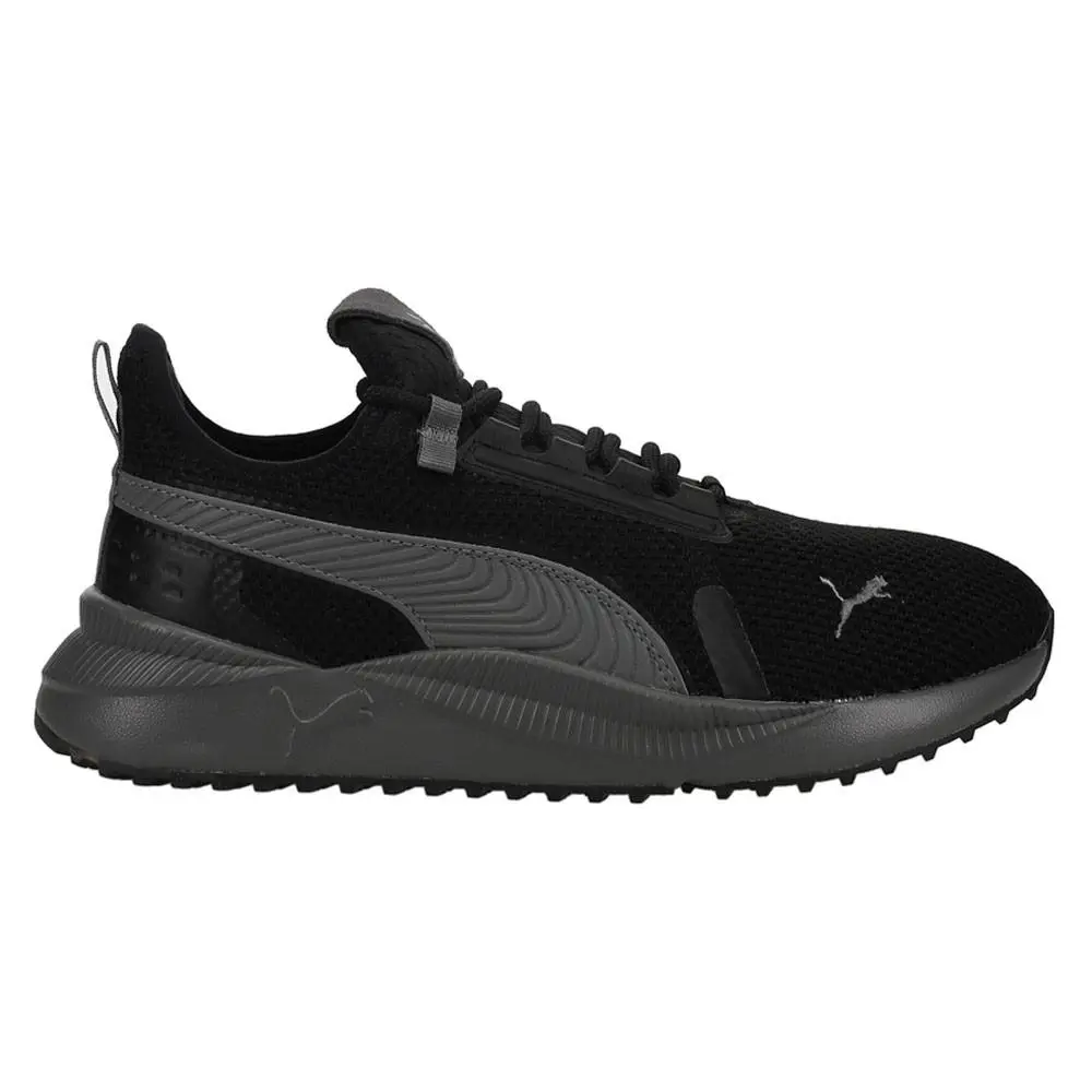 Puma Pacer Future Street Knit Wide Lace Up Mens Black Sneakers Casual Shoes 398 - Black