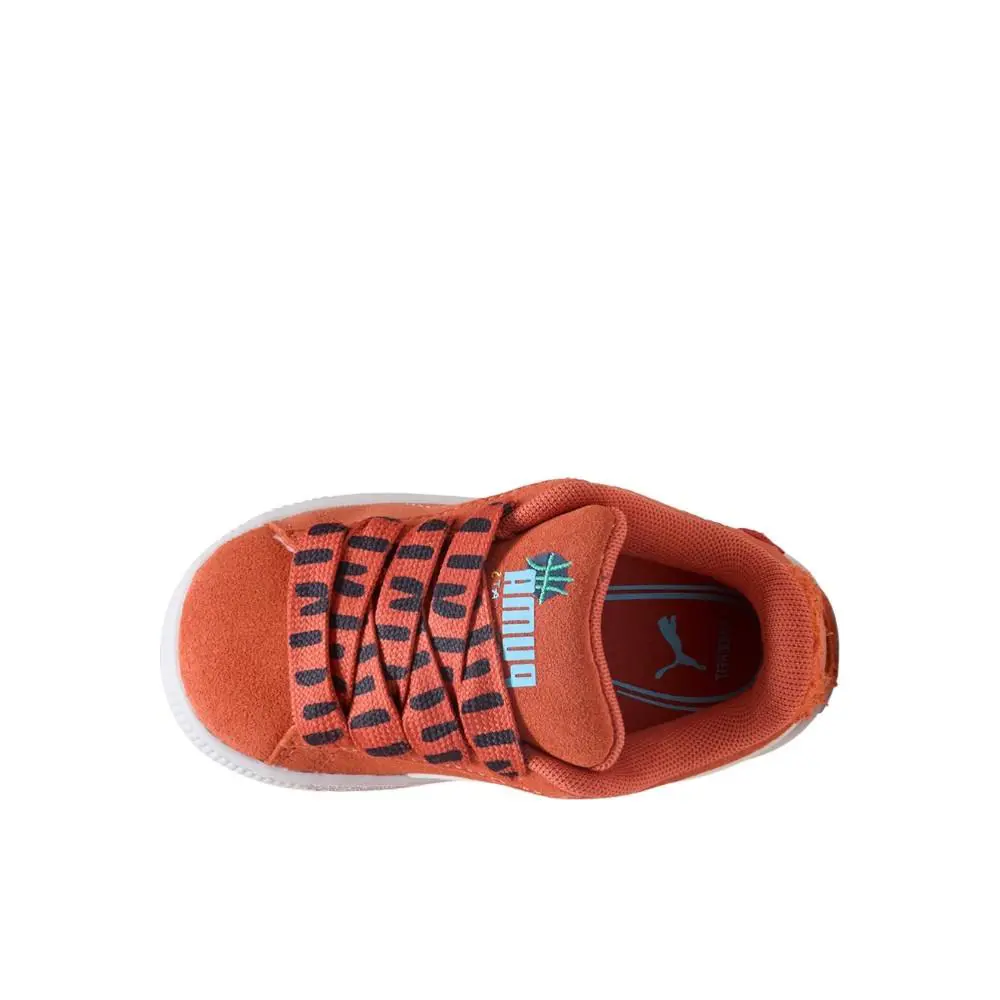 Puma shoes - PUMA Suede Xl Sporty Cats Lace Up  Toddler - 40497601 - Orange 2