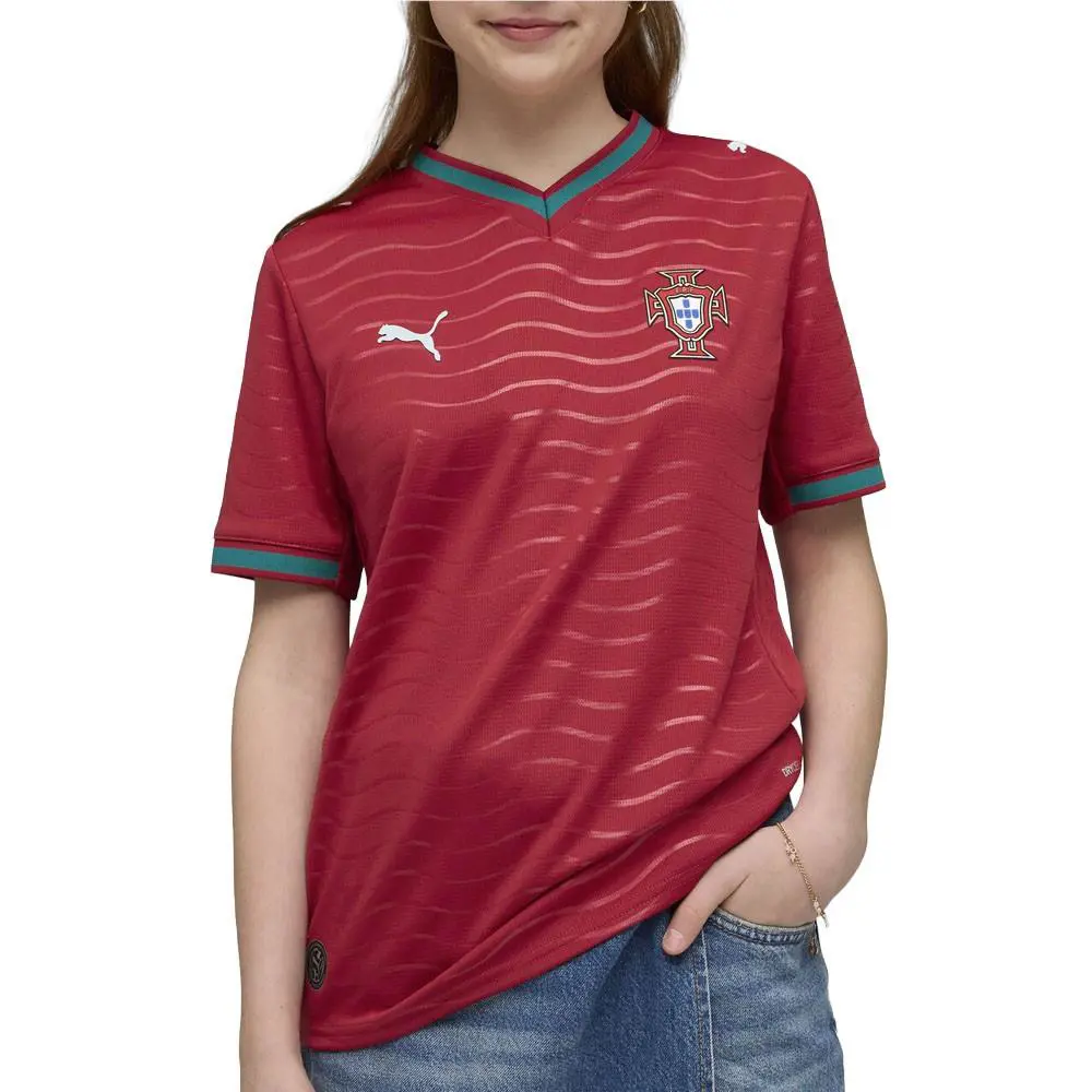 Puma clothing - PUMA Fpf Home Crew Neck Long Sleeve Replica Jersey Youth - 78328101 - Red 1