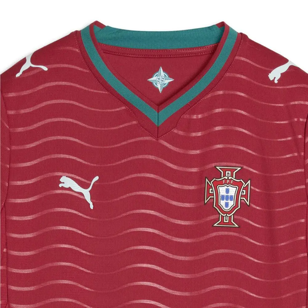 Puma clothing - PUMA Fpf Home Crew Neck Long Sleeve Replica Jersey Youth - 78328101 - Red 4