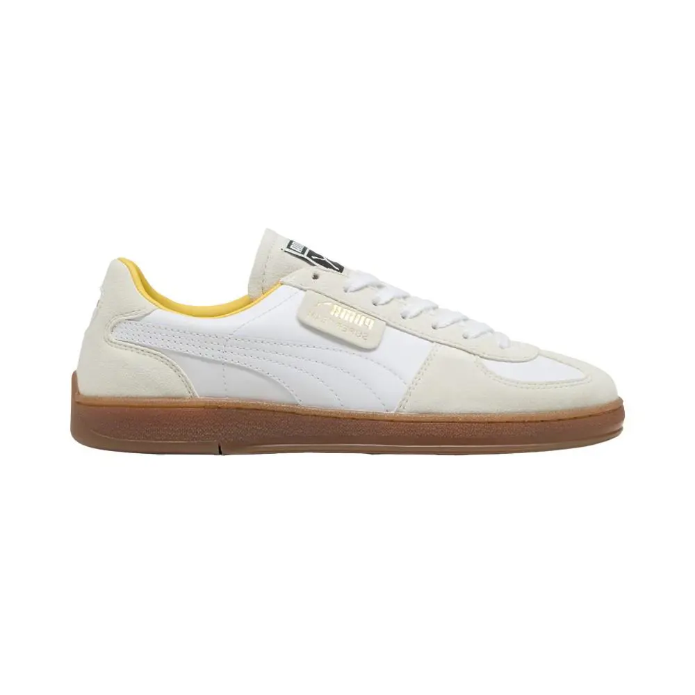 Puma Super Team Summer Lace Up Mens White Sneakers Casual Shoes 40225201 - White