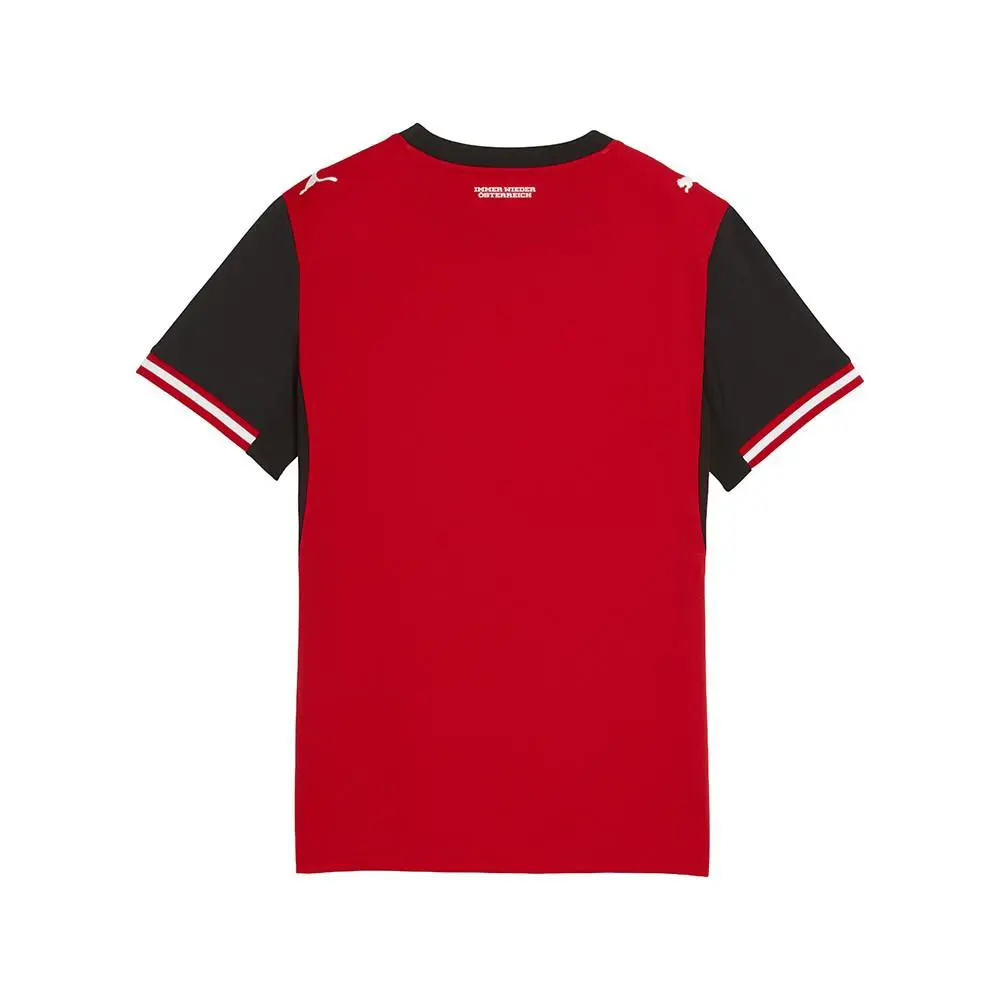 Puma clothing - PUMA Austria Crew Neck Short Sleeve Home Soccer Jersey Replica - 78320101 - Red 7
