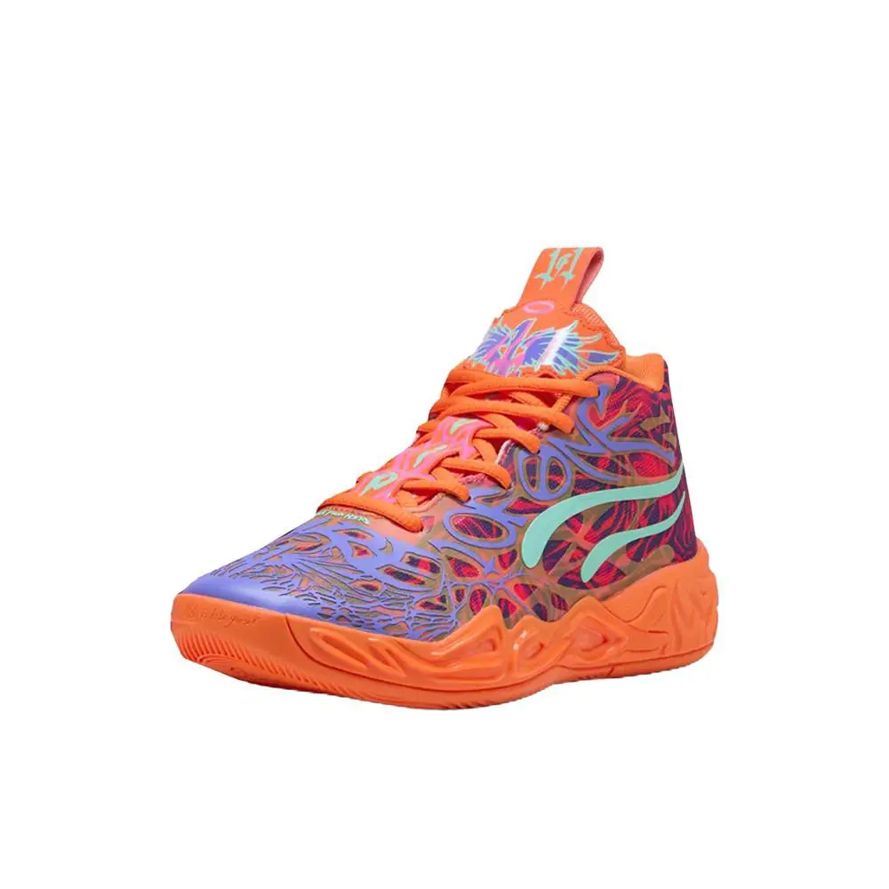 Puma shoes - PUMA  X Lamelo Ball Mb.04 Creativity Pack Lace Up  Youth - 31185601 - Purple 0