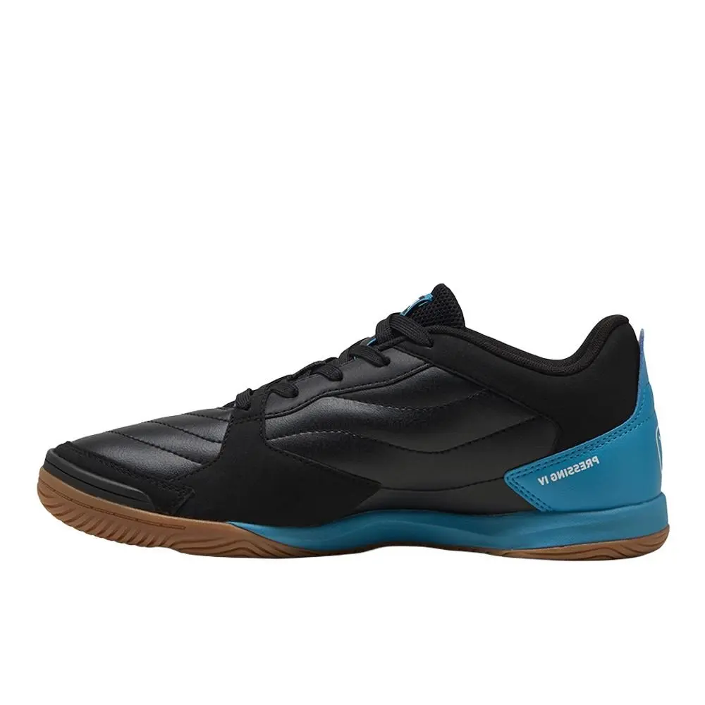 Puma shoes - PUMA Pressing Iv Futsal Indoor Soccer - 10741911 - Black, Blue 1