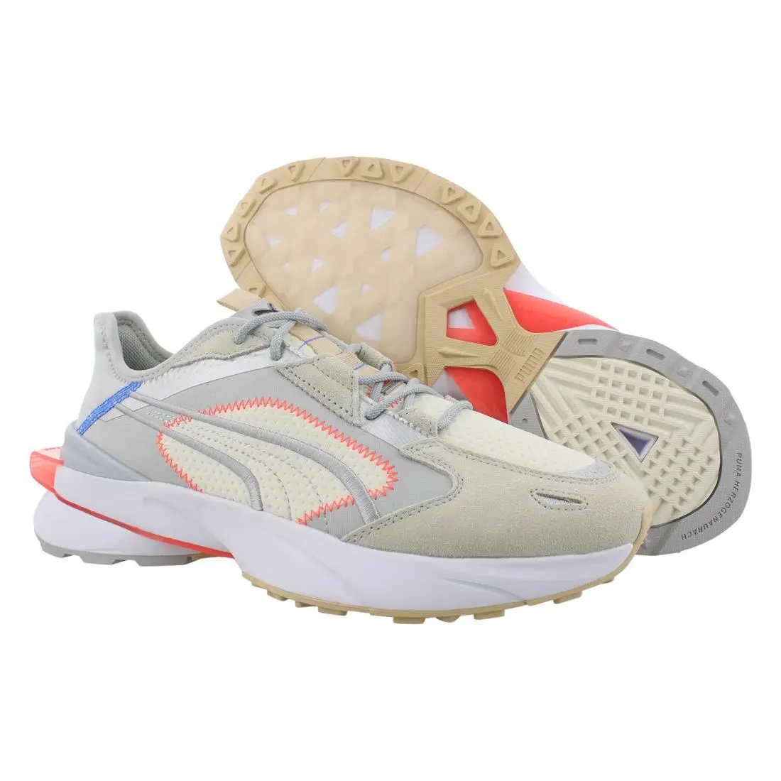 Puma shoes - Highrise-Vaporous Gray-White, Main: White 4