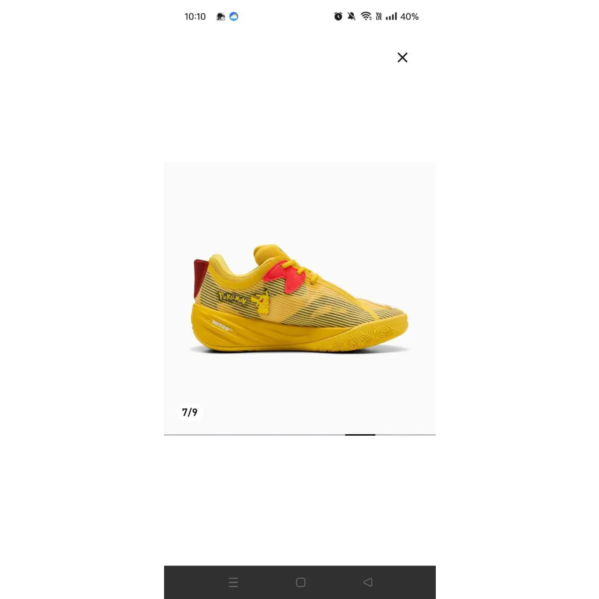 Puma shoes - PUMA All-Pro Nitro - Nitro - 312843-01 - Yellow 2