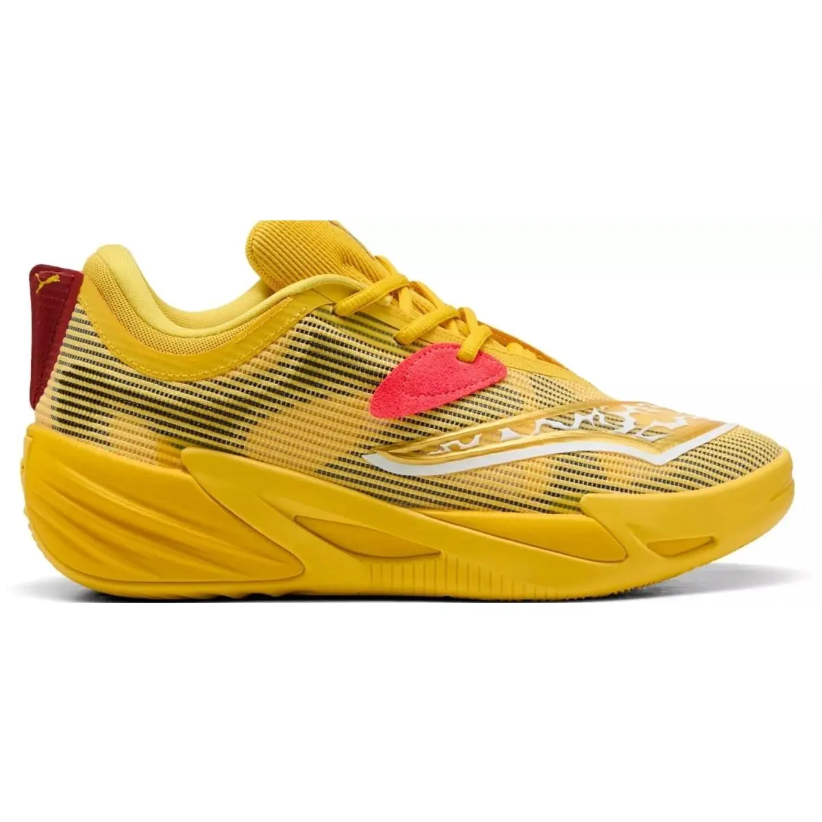 Puma shoes - Puma All-Pro Nitro 2 - Nitro - 312843-01 - Yellow/Red/Black 0