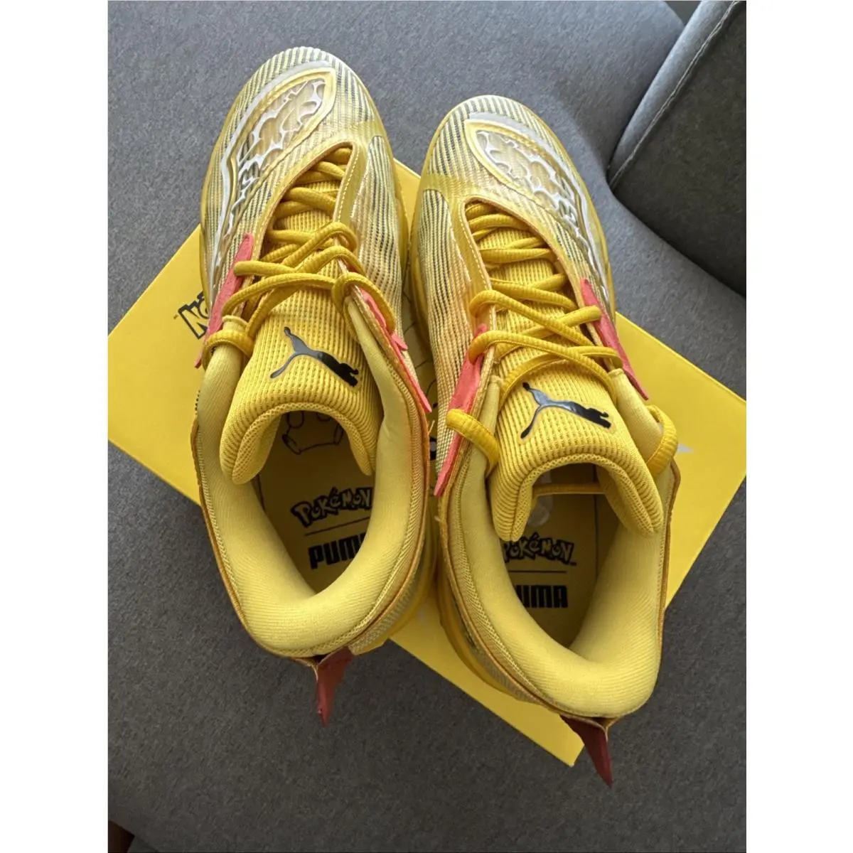 Puma shoes - PUMA All-Pro Nitro - Nitro - 312843-01 - Yellow (UPC: 199260333659) 2