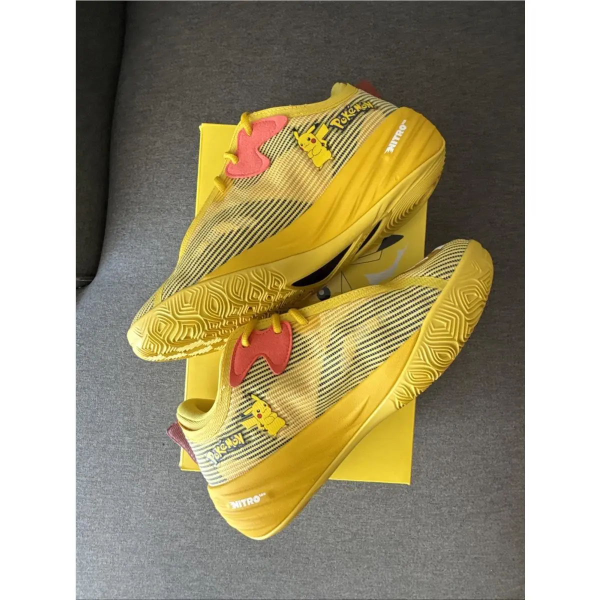 Puma shoes - PUMA All-Pro Nitro - Nitro - 312843-01 - Yellow (UPC: 199260333659) 3