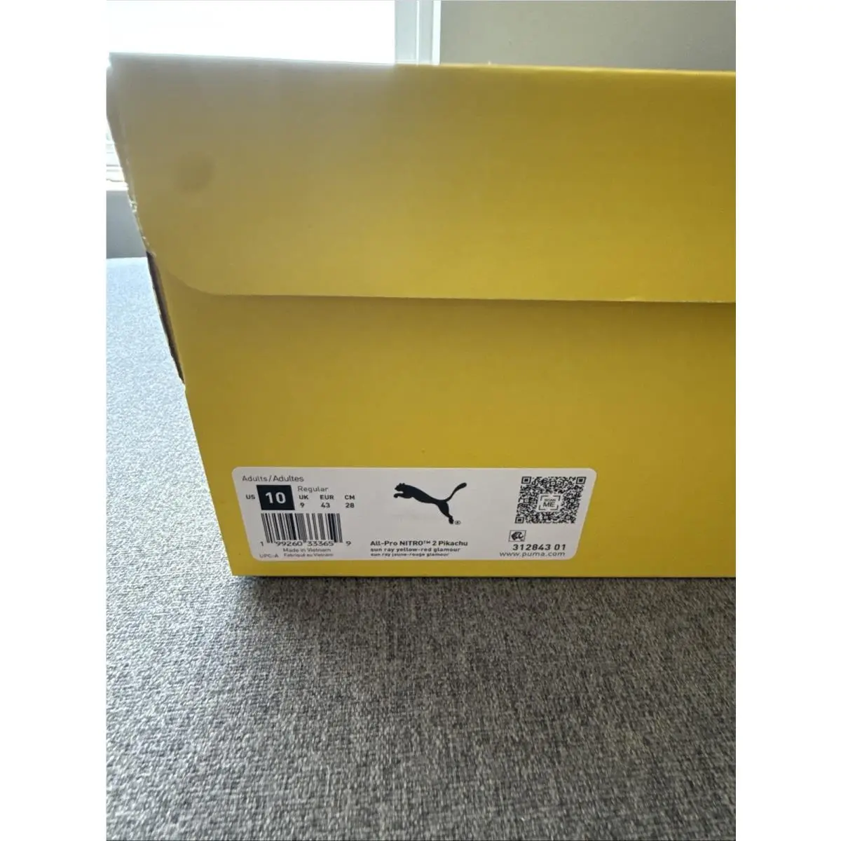 Puma shoes - PUMA All-Pro Nitro - Nitro - 312843-01 - Yellow (UPC: 199260333659) 6