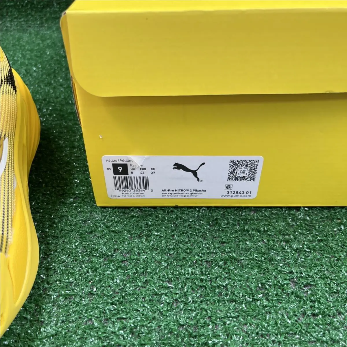 Puma shoes - PUMA All-Pro Nitro - Nitro - 312843 01 - Yellow (UPC: 199260333642) 1