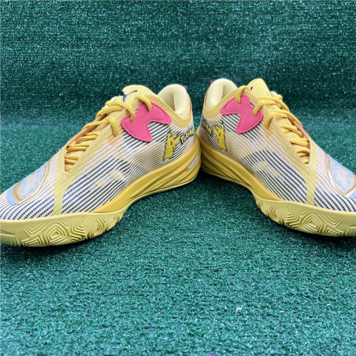 Puma shoes - PUMA All-Pro Nitro - Nitro - 312843 01 - Yellow (UPC: 199260333642) 3