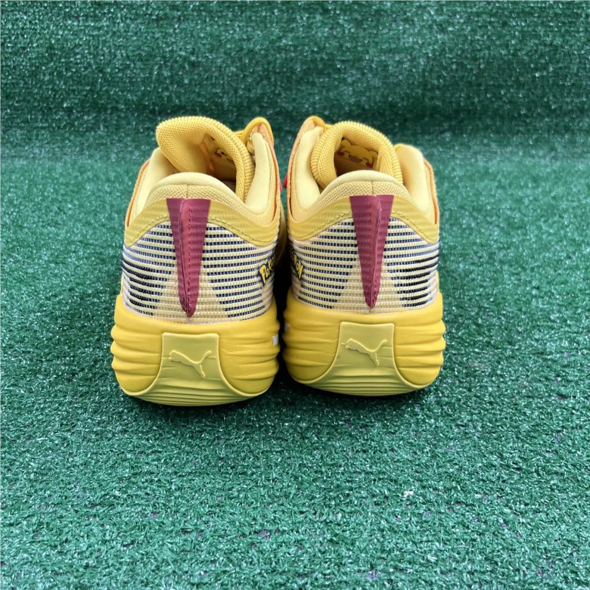 Puma shoes - PUMA All-Pro Nitro - Nitro - 312843 01 - Yellow (UPC: 199260333642) 5