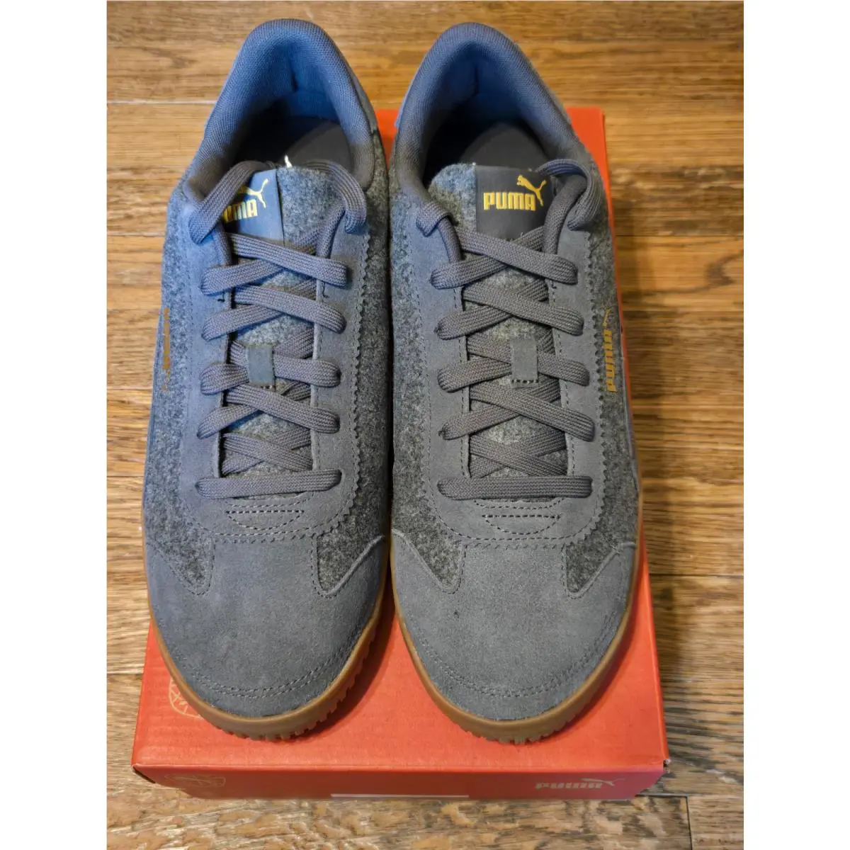 Puma shoes - PUMA Club 5V5 Lux Wool Slip On - 40540001 - Gray (UPC: 198556273730) 0