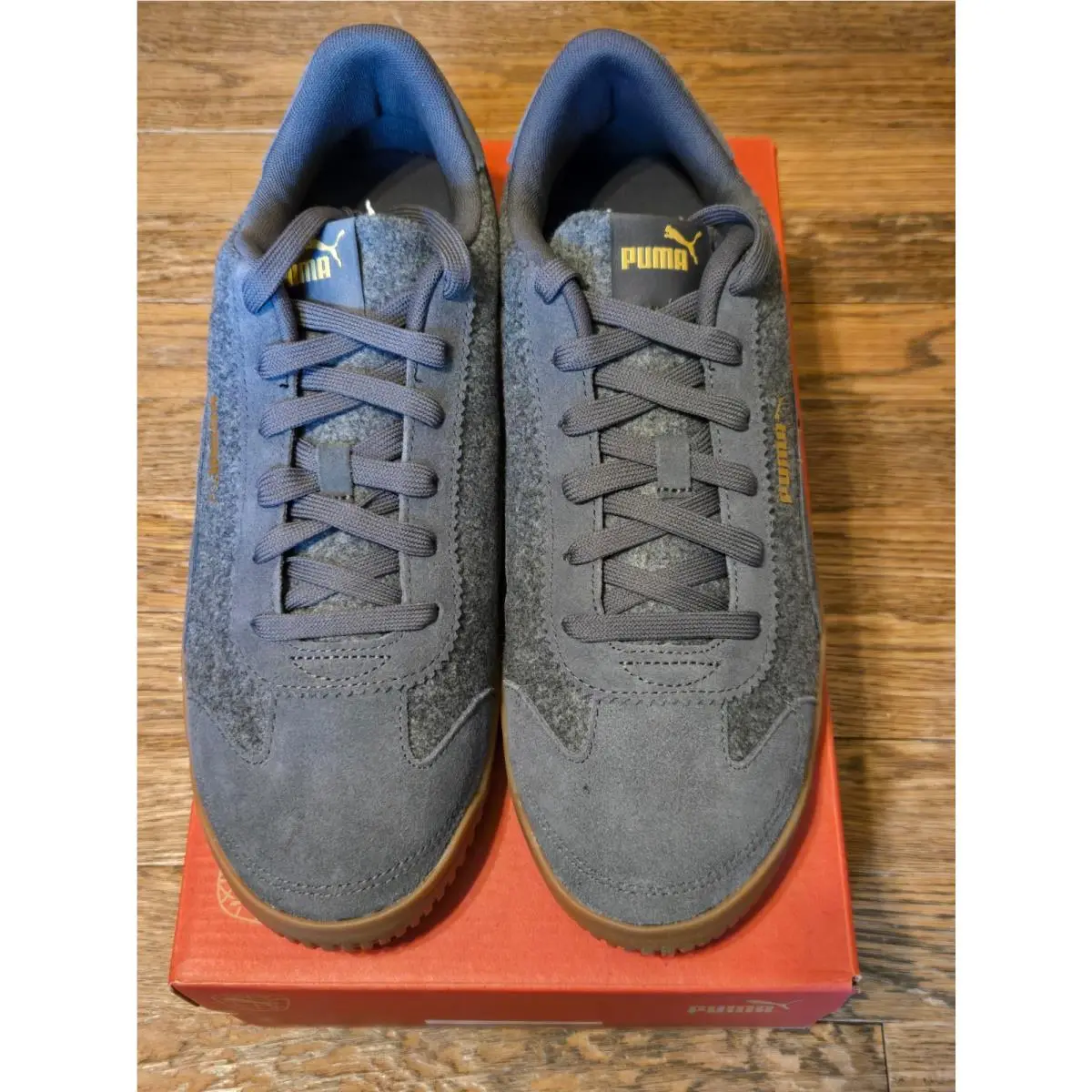 Puma shoes - PUMA Club 5V5 Lux Wool Slip On - 40540001 - Gray (UPC: 198555992588) 0
