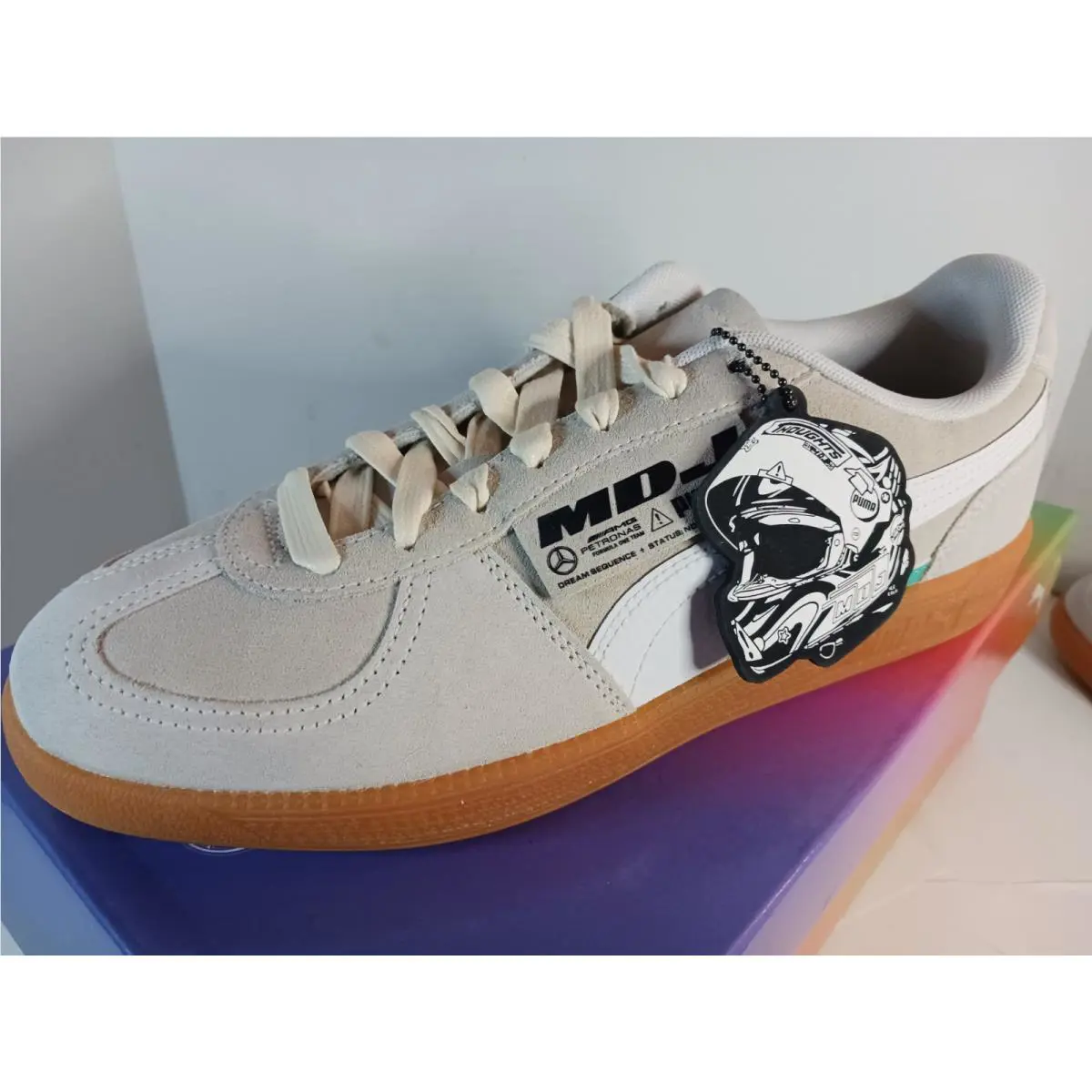 Puma shoes - Puma Mercedes AMG Petronas F1 Palermo x MDJ - 308479-01 - Beige (UPC: 197670813501) 0