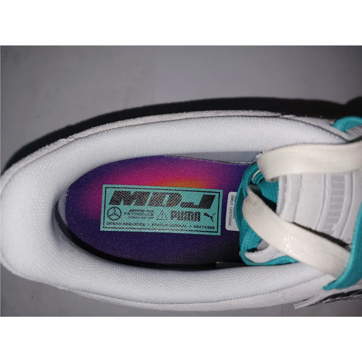 Puma shoes - Puma Mercedes AMG Petronas F1 Palermo x MDJ - 308479-01 - Beige (UPC: 197670813501) 7