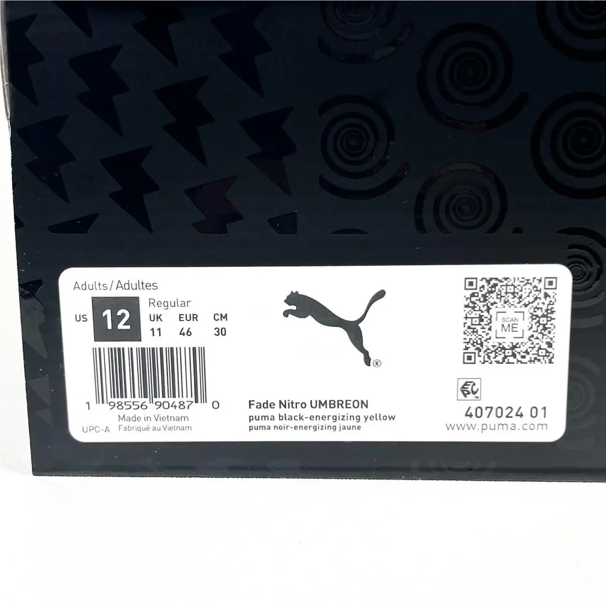 Puma shoes - Puma Pokemon Umbreon - Pokemon Umbreon - 407024-01 - Black (UPC: 198556904900) 5