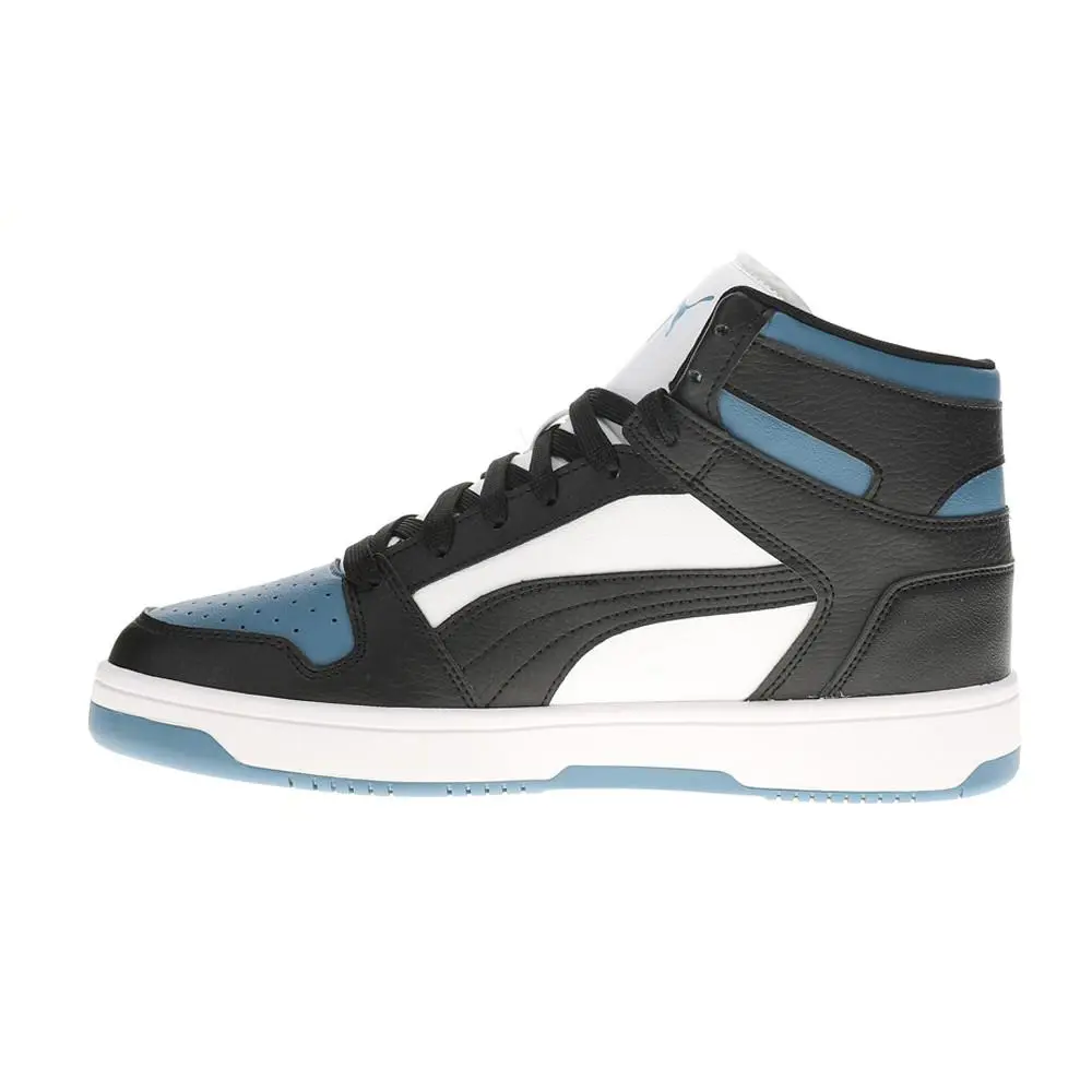 Puma shoes - PUMA Rebound Layup Rcl High Top - 40196401 - Black, Blue (UPC: 197672666754) 1