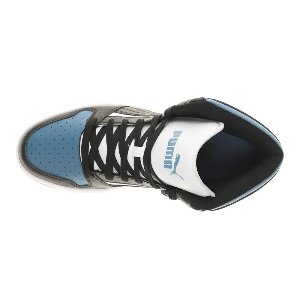 Puma shoes - PUMA Rebound Layup Rcl High Top - 40196401 - Black, Blue (UPC: 197672666754) 2