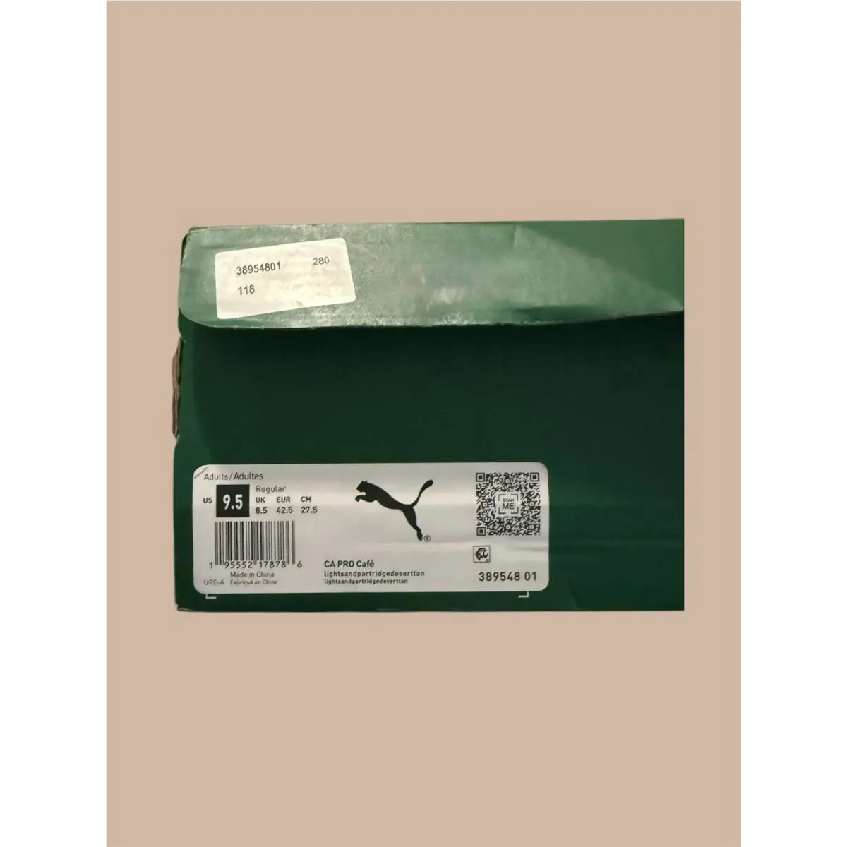 Puma shoes - Puma Ca Pro Café Lace Up - 38954801 - Brown (UPC: 195552178786) 9
