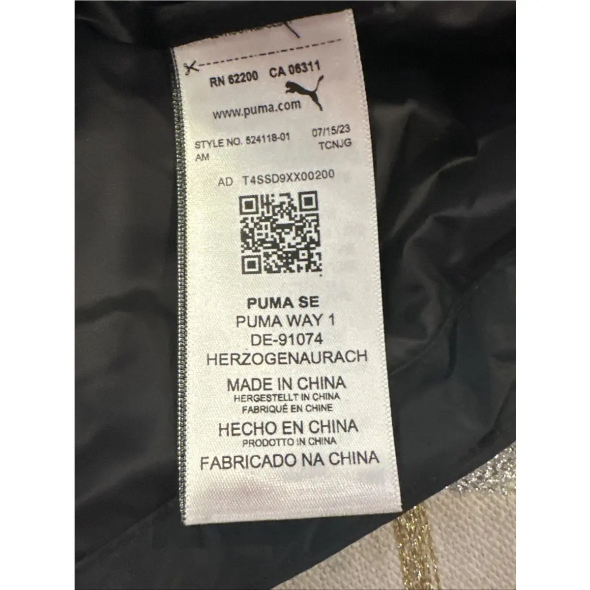 Puma clothing - Puma - 52411801 - Puma Black / Grey (UPC: 0196856516922) 11