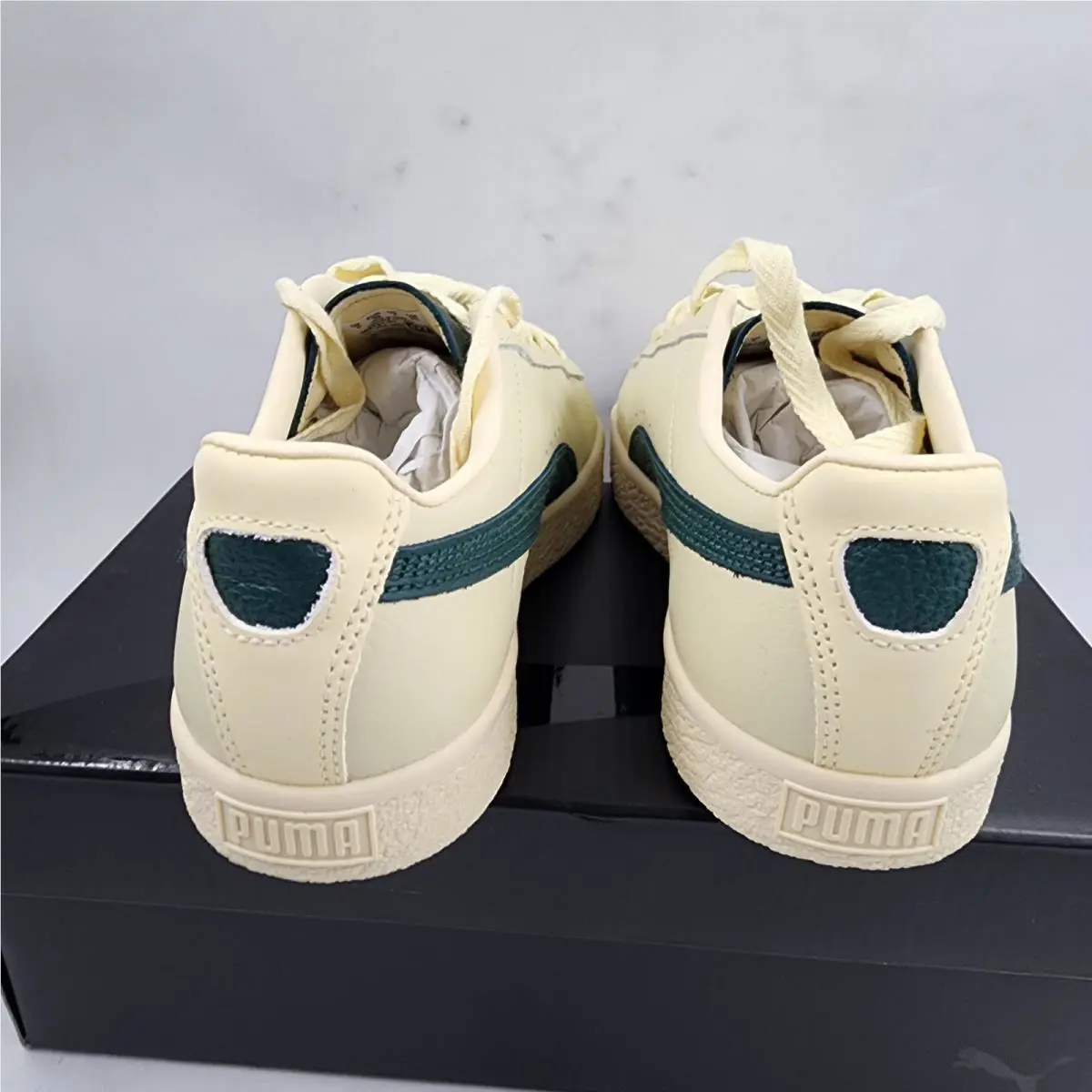 Puma shoes - PUMA Clyde - Clyde - Creamy Vanilla Dark Myrtle (UPC: 197670651332) 11