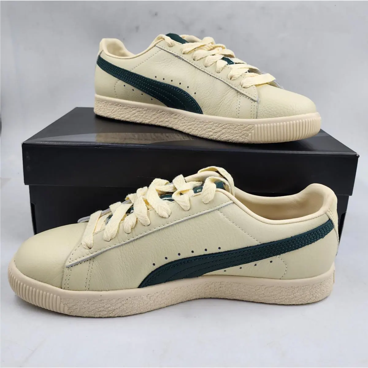 Puma shoes - PUMA Clyde - Clyde - Creamy Vanilla Dark Myrtle (UPC: 197670651332) 13